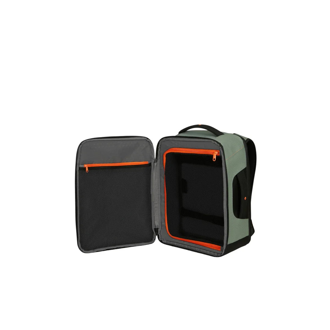Binnenkant van de Samsonite Ecodiver Underseater S licht-sage #kleur_licht-sage