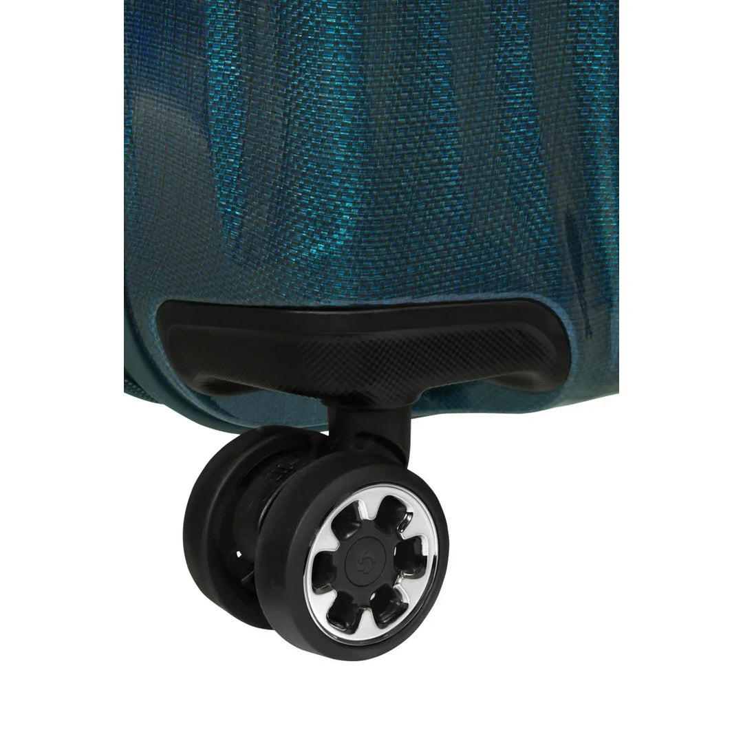 Wielen van de Samsonite NEXIS handbagage koffer petrol #kleur_petrol
