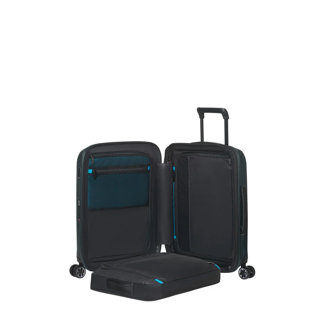 Binnenkant met packing cube #kleur_deep-forest