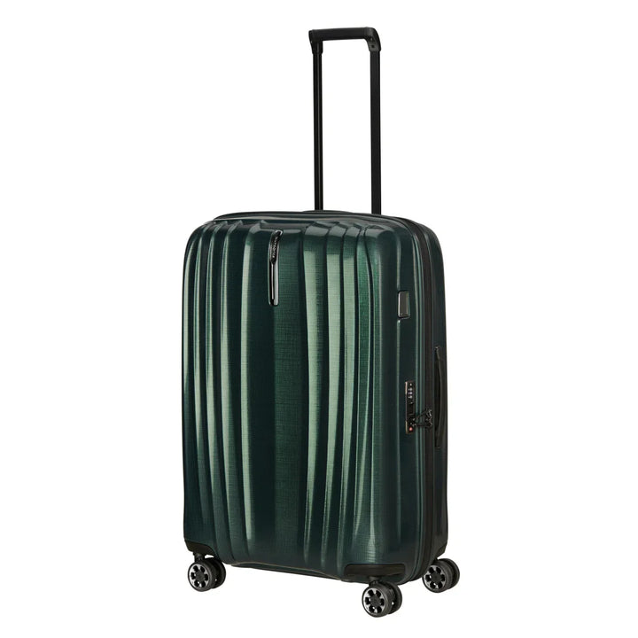 Voorzijde van de Samsonite NEXIS handbagage koffer deep Forest #kleur_deep-forest