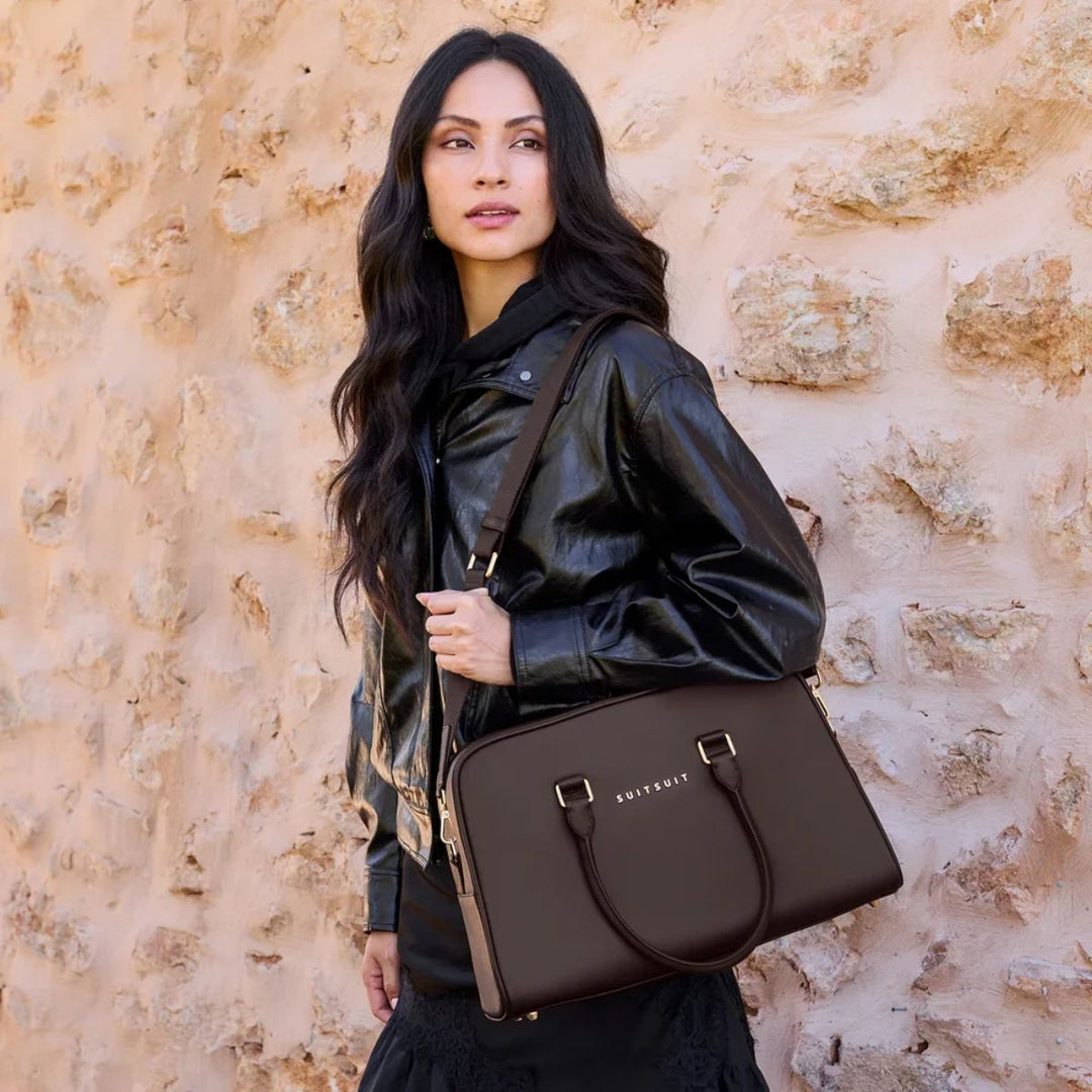 De SUITSUIT fab seventeis chocolade underseater in gebruik