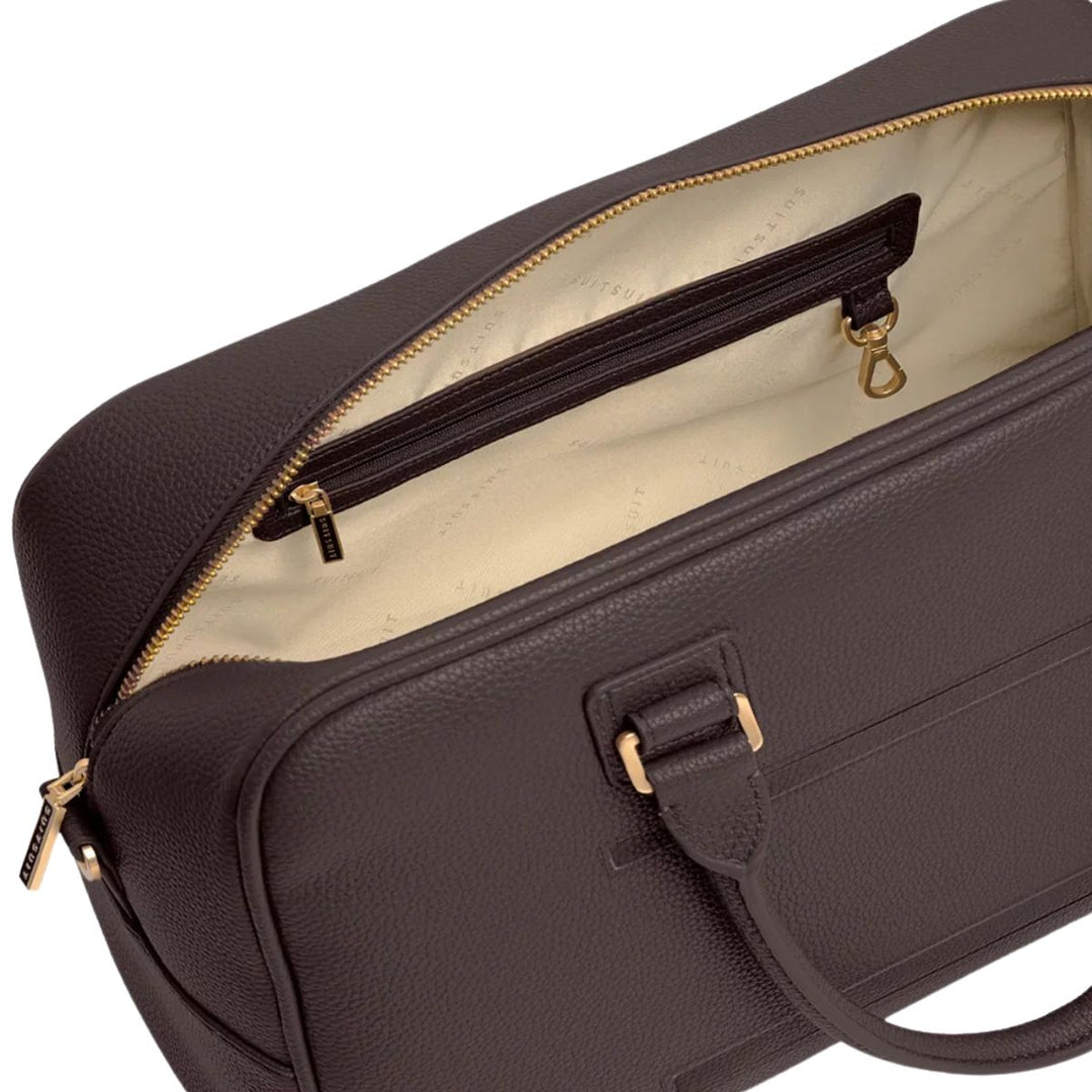 Binnenkant van de SUITSUIT fab seventeis chocolade underseater