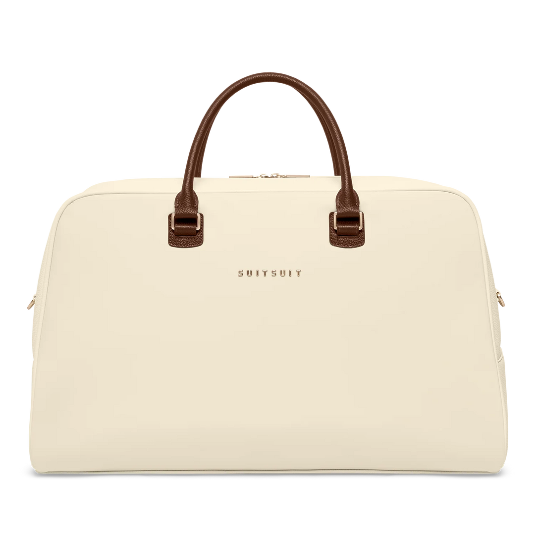 Voorkant van de SUITSUIT Weekender uit de Serenity collectie Whisper-white #kleur_whisper-white