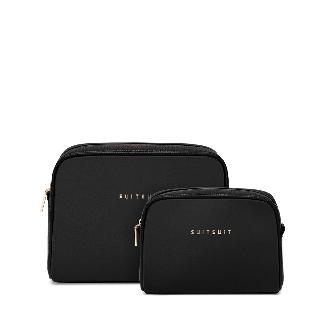 Voorkant van de SUITSUIT Beauty set in black olive #kleur_black-olive