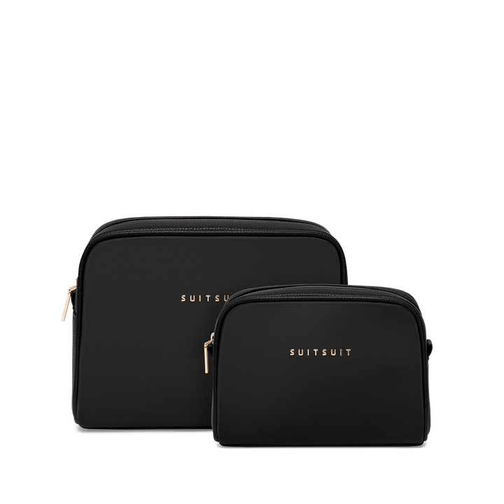 Voorkant van de SUITSUIT Beauty set in black olive #kleur_black-olive