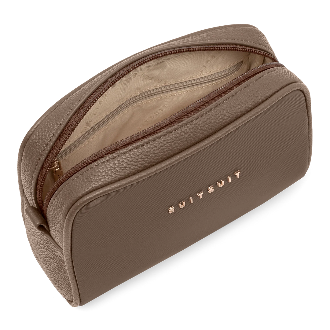 Binnenkant van het SUITSUIT beauty set in moon stone kleine toilettas kleur_moon-stone