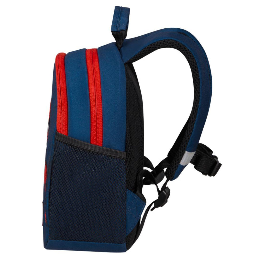 Zijkant Samsonite Disney ultimate 2.0 backpack s spiderman #kleur_spiderman