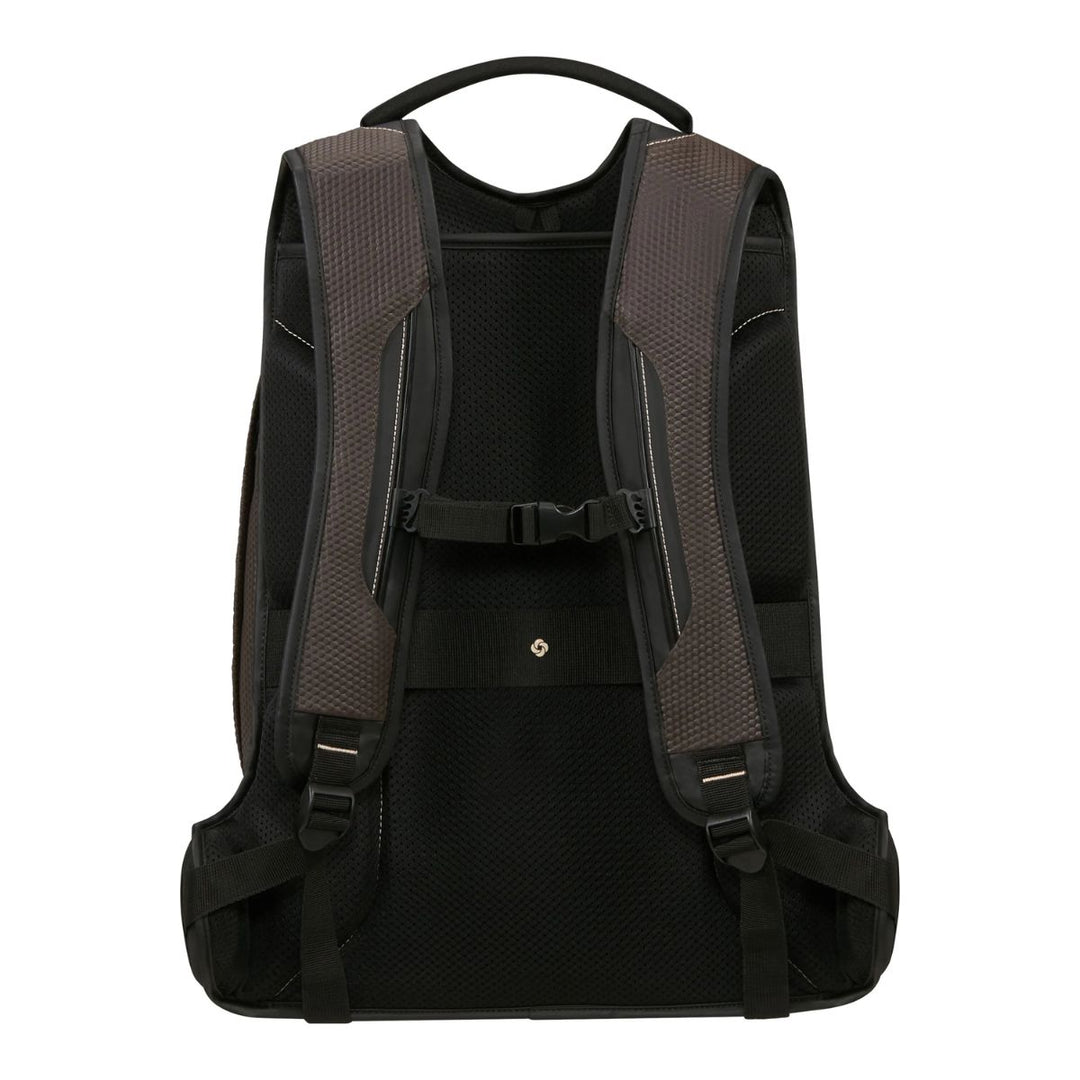 Achterkant van de Samsonite Ecodiver laptop rugzak L Coffee-Bean #kleur_coffee-bean