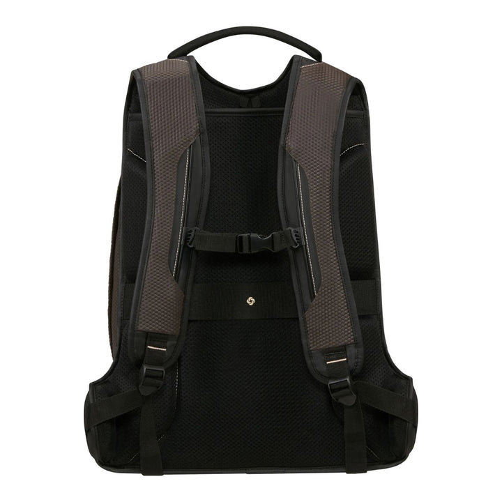 Achterkant van de Samsonite Ecodiver laptop rugzak L Coffee-Bean #kleur_coffee-bean