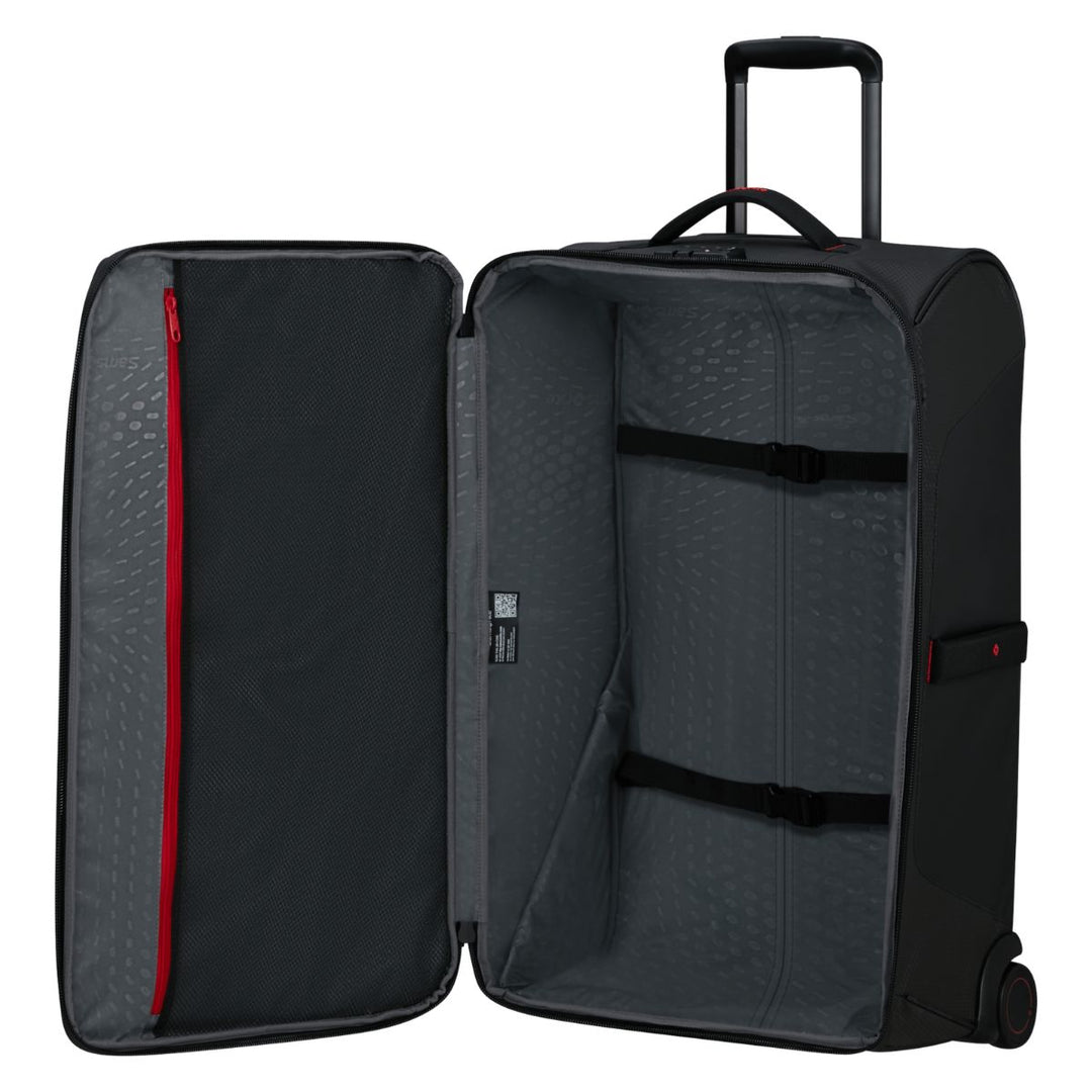 Binnenkant Samsonite Ecodiver Reistas op wielen Charcoal #kleur_charcoal