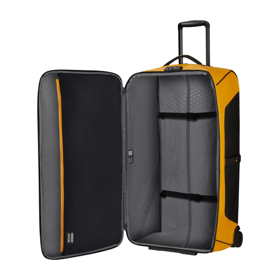 Binnenkant Samsonite Ecodiver Reistas op wielen Geel #kleur_geel