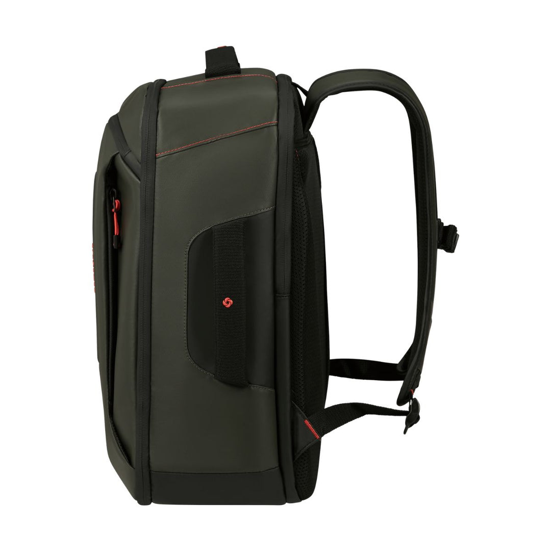 Zijkant van de Samsonite Ecodiver underseater M donkergroen #kleur_donkergroen