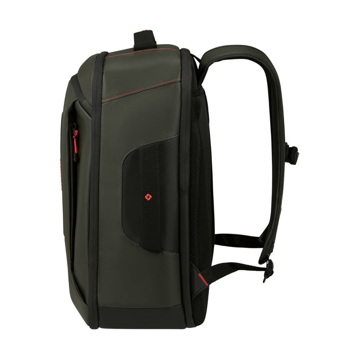 Zijkant van de Samsonite Ecodiver underseater M donkergroen #kleur_donkergroen