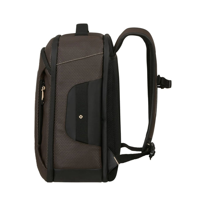 Zijkant van de Samsonite Ecodiver Underseater S #kleur_coffee-bean