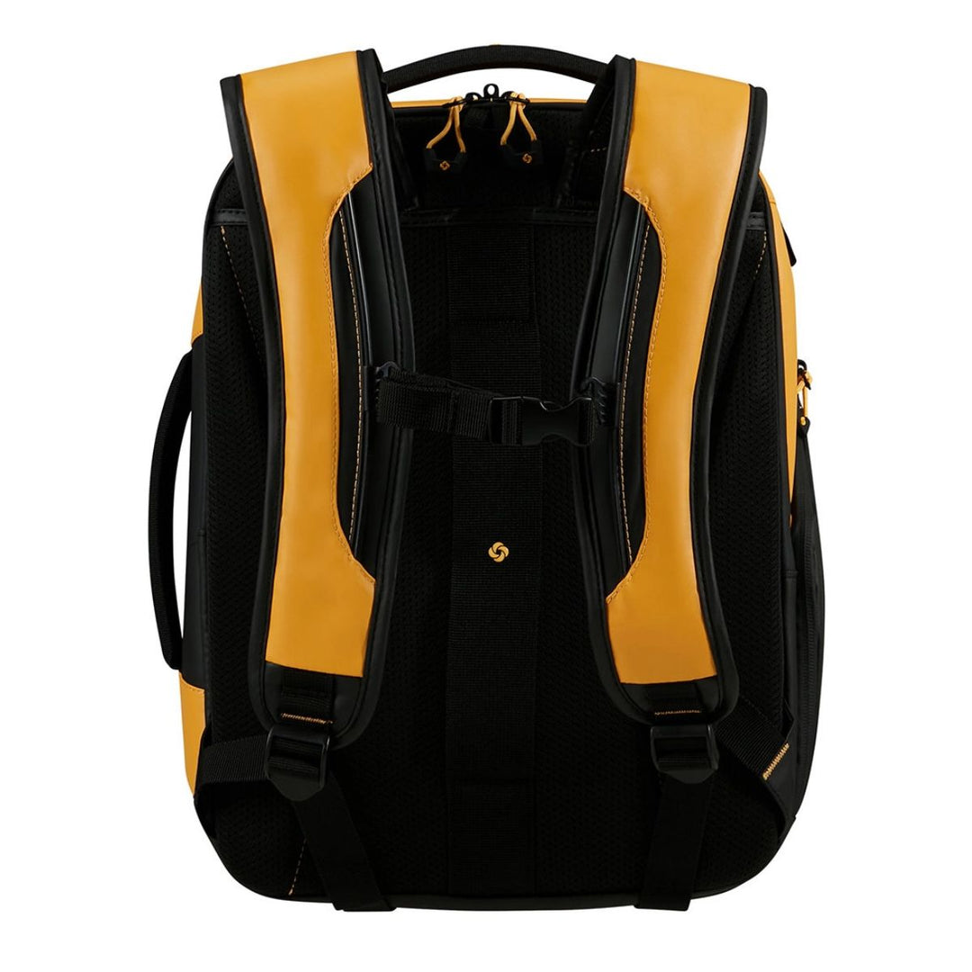 Achterkant van de Samsonite Ecodiver Underseater S Geel #kleur_geel