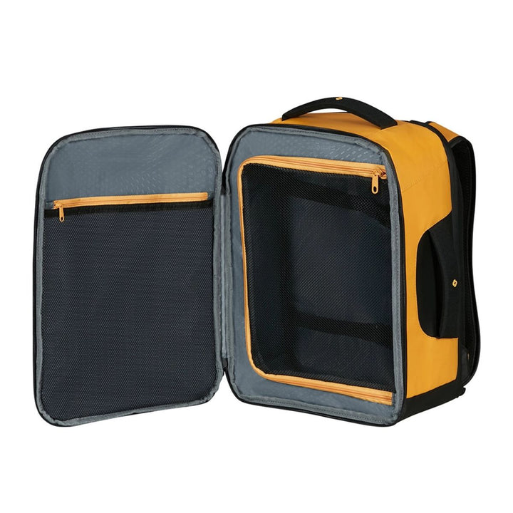 Binnenkant van de Samsonite Ecodiver Underseater S Geel #kleur_geel