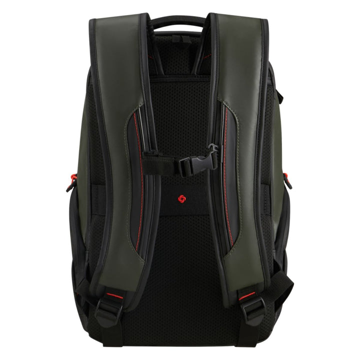 Achterkant van de Samsonite Ecodiver XS underseater donkergroen #kleur_donkergroen