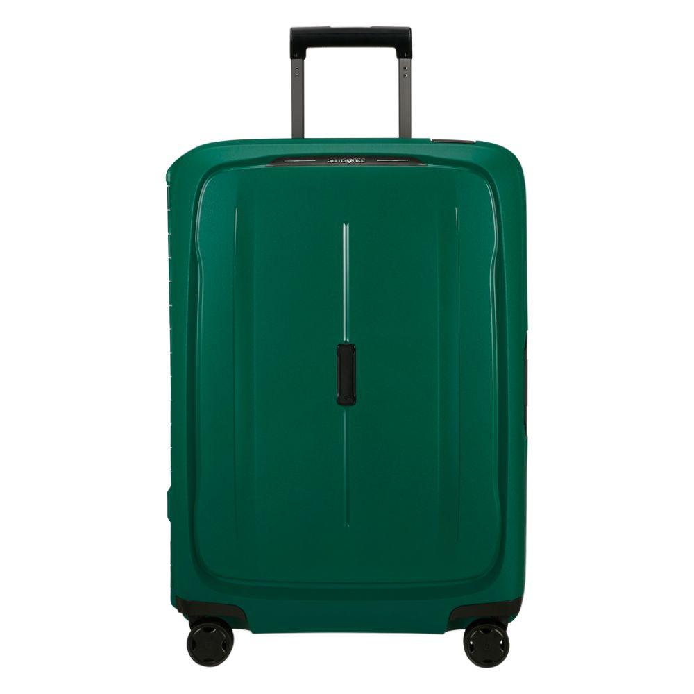 Voorkant Samsonite essens 69 koffer donkergroen #kleur_donker-groen