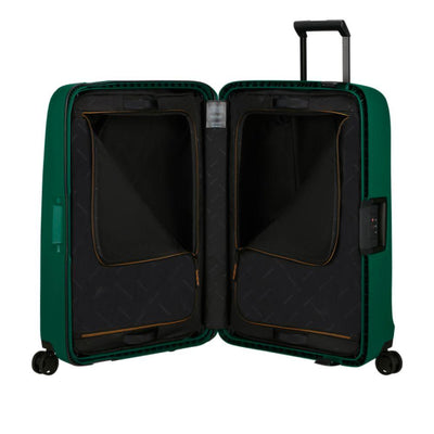 Binnenkant Samsonite Essent 75 koffer donker-groen #kleur_donker-groen