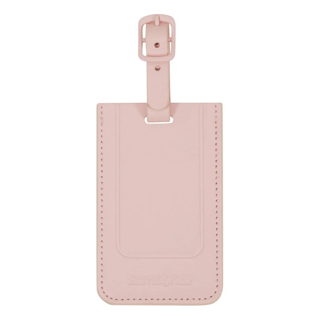Voorkant van de Samsonite ID tag adreslabel roze #kleur_roze