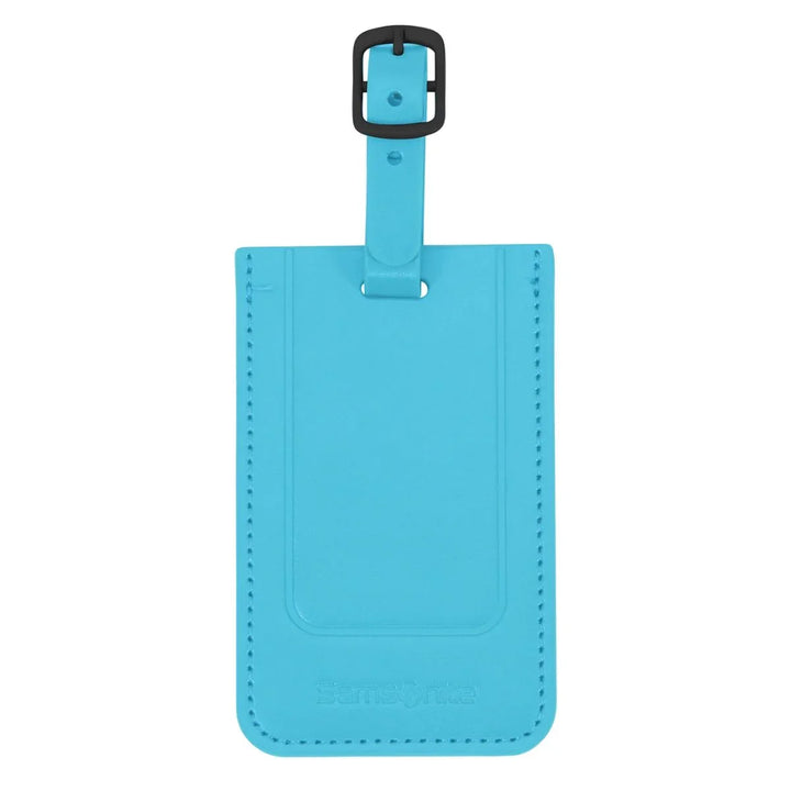 Voorkant van de Samsonite ID tag adreslabel vived-blue #kleur_vived-blue