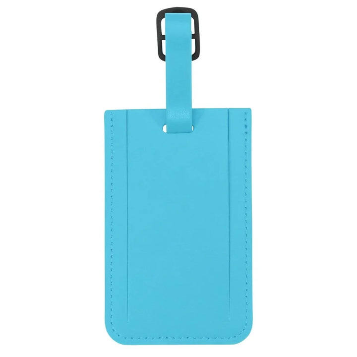 Achterkant van de Samsonite ID tag adreslabel vived-blue #kleur_vived-blue