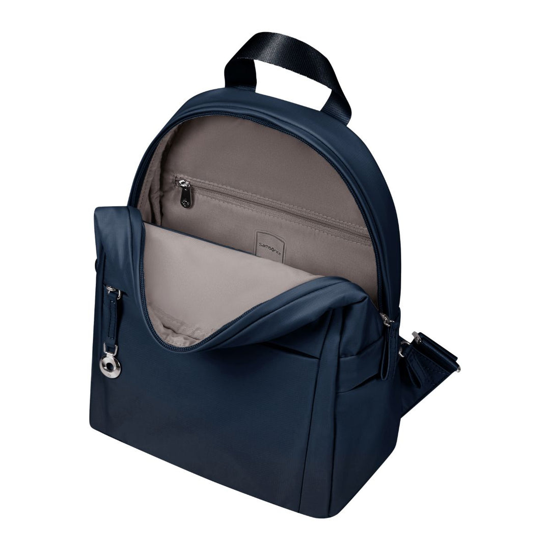 Binnenkant van de Samsonite Move 5 rugzak s navy #kleur_navy
