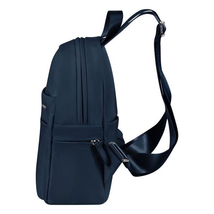 Zijkant van de Samsonite Move 5 rugzak s navy #kleur_navy