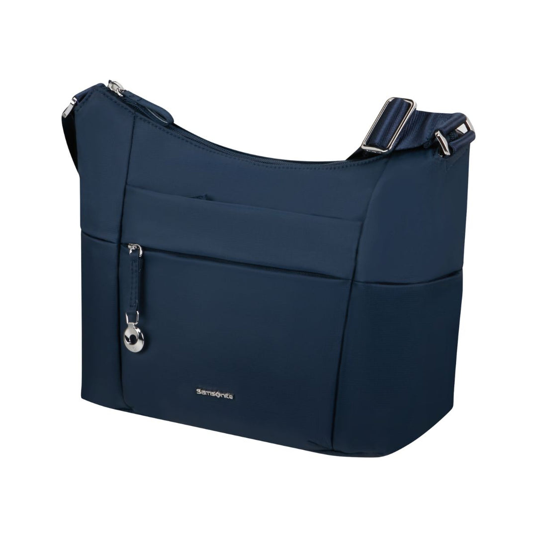 Voorzijde van de Samsonite Move 5 navy crossover #kleur_navy