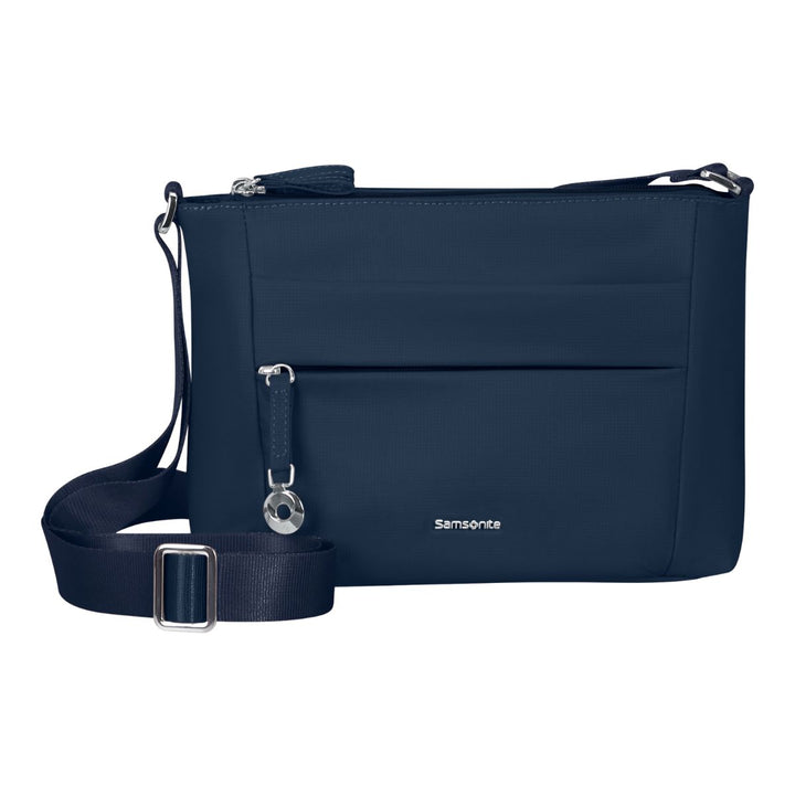 Voorkant van de Samsonite Sqaure crossover in het navy #kleur_navy