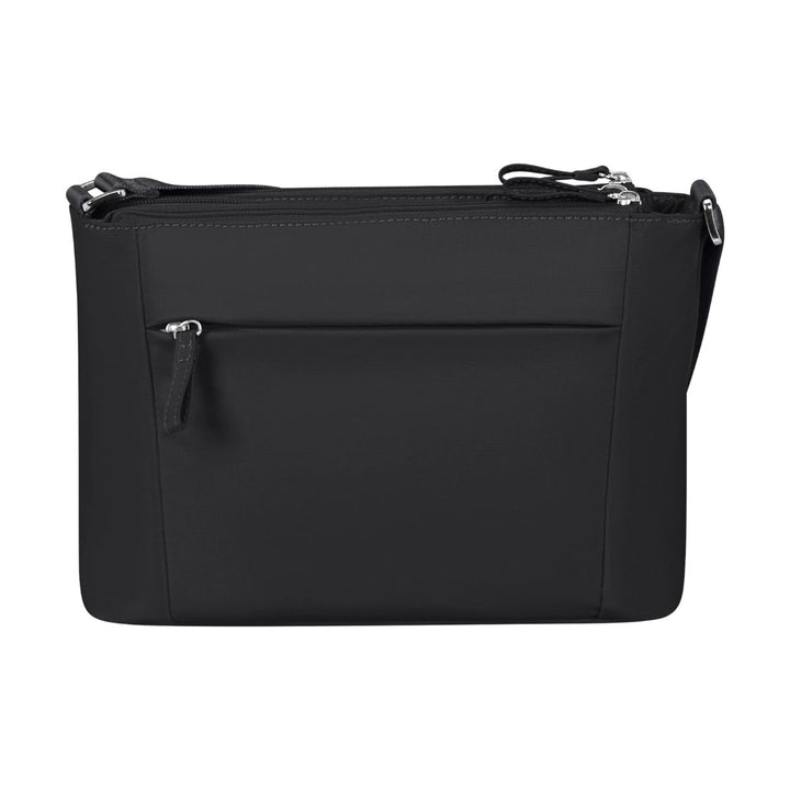 Achterkant van de Samsonite Sqaure crossover in het zwart #kleur_zwart
