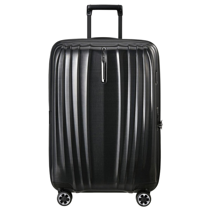 Voorkant van de Samsonite NEXIS 70 in de middelmaat black #kleur_black