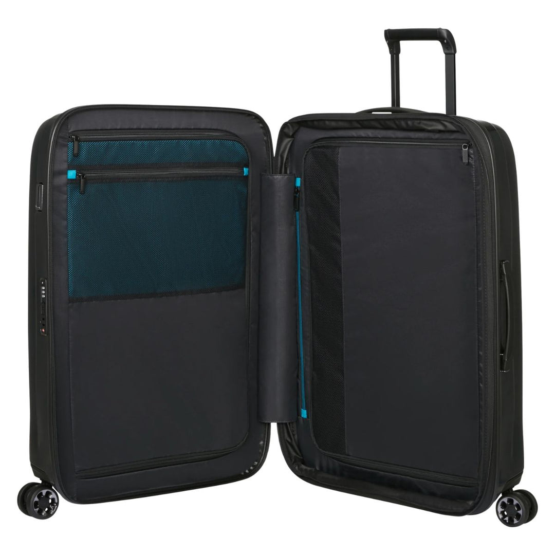 Binnenkant van de Samsonite NEXIS 70 in de middelmaat black #kleur_black