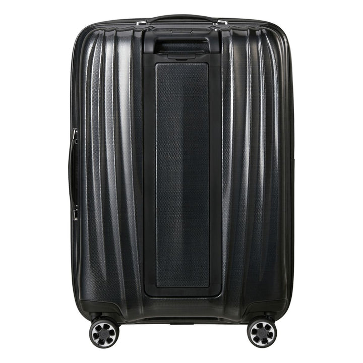 Achterkant van de Samsonite NEXIS 70 in de middelmaat black #kleur_black