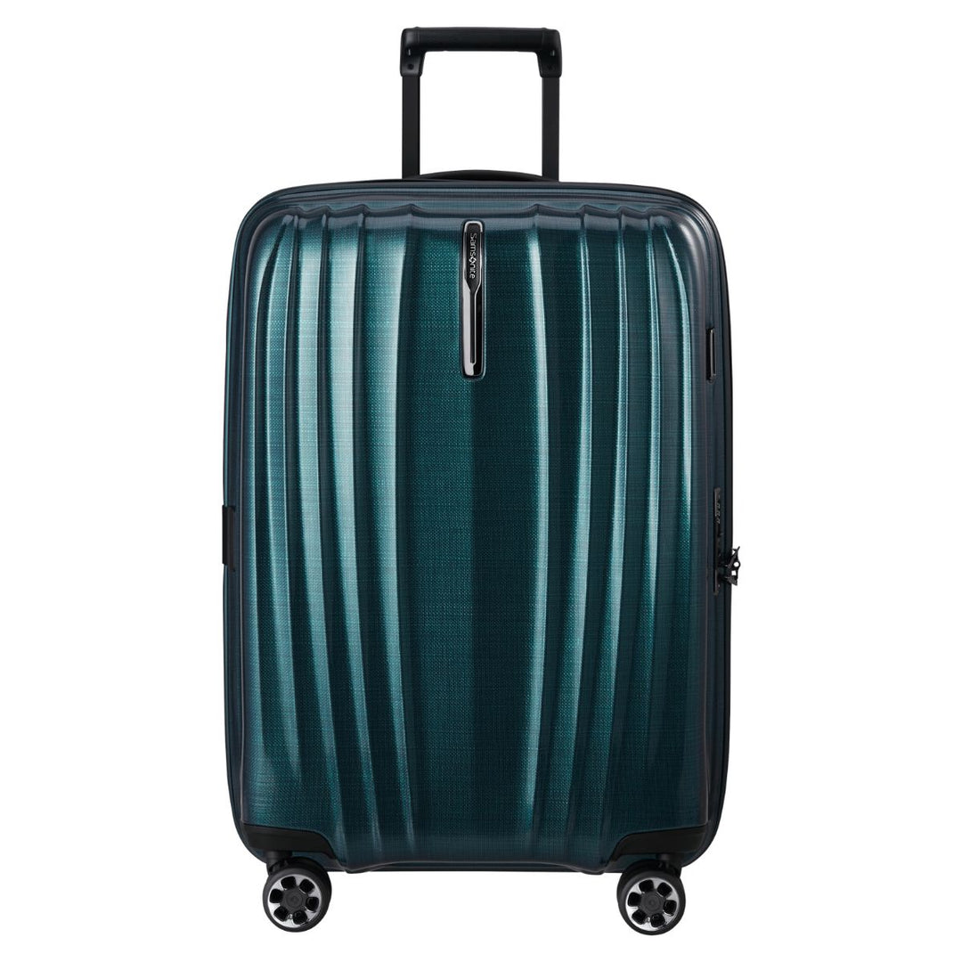 Voorkant van de Samsonite NEXIS handbagage koffer petrol #kleur_petrol
