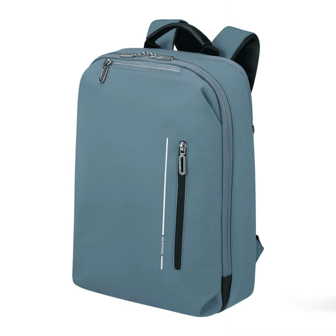 Voorzijde Samsonite ongoing 14,1 inch laptop rugzak blauw #kleur_blauw
