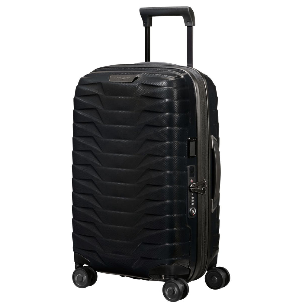 Voorzijde van de Samsonite Proxis Handbagage 35 expandable zwart #kleur_zwart