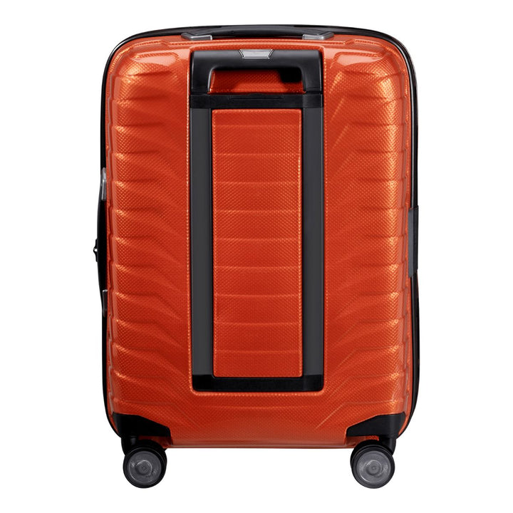 Achterkant van de Samsonite Proxis handbagage 40 expandable flame #kleur_flame