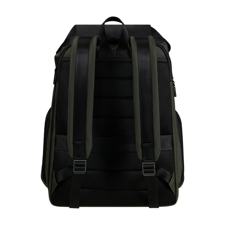 Achterkant Samsonite Relyon Rugzak 15,6 inch donkergroen #kleur_donkergroen