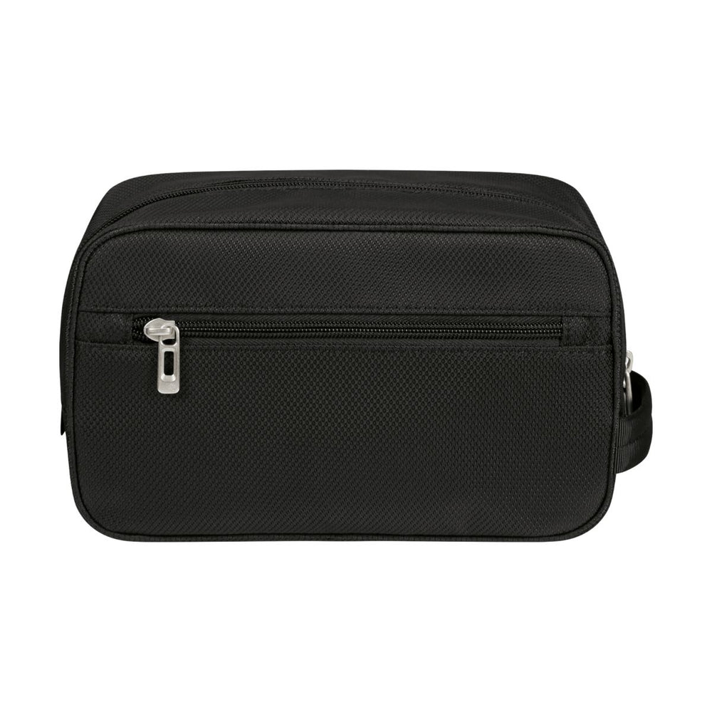 Achterkant van de Samsonite Resaprk toilet kit pouch zwart #kleur_zwart