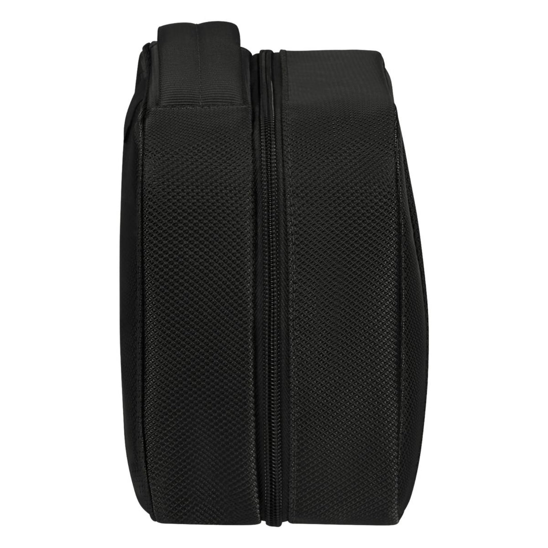 Zijkant van de Samsonite Respark toilet kit black #kleur_black