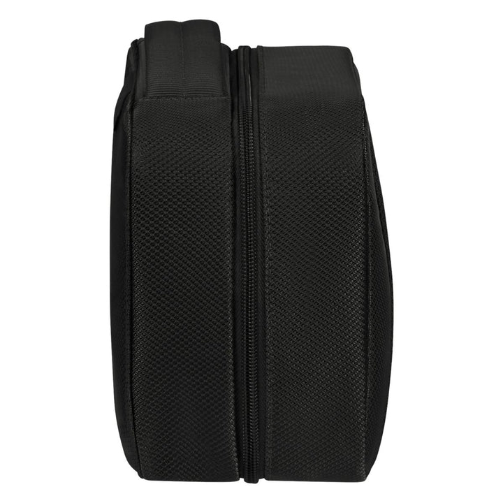 Zijkant van de Samsonite Respark toilet kit black #kleur_black