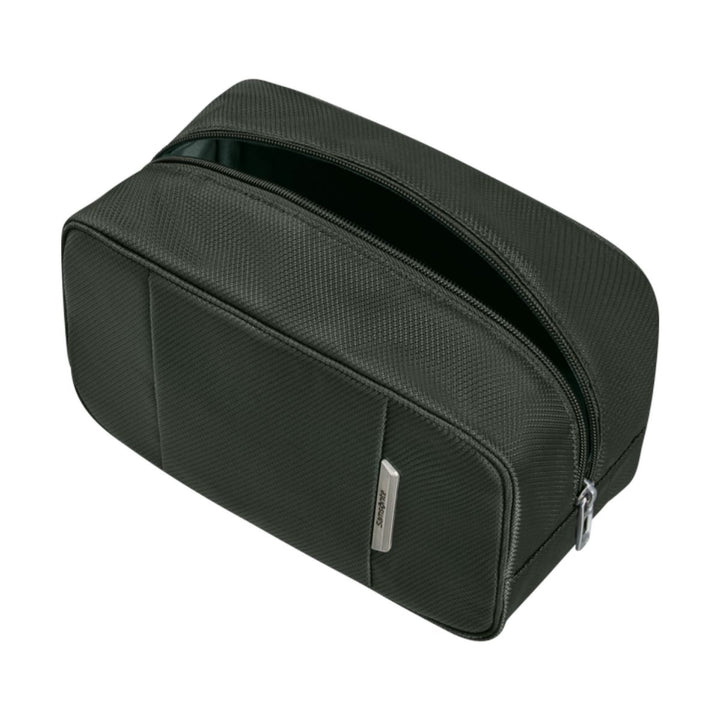 Binnenkant van de Samsonite Respark toilet kit pouch donkergroen #kleur_donkergroen