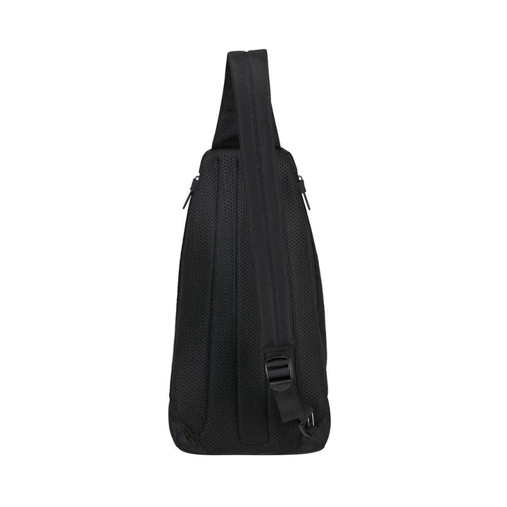 Achterkant samsonite sackmod slingbag black #kleur_black