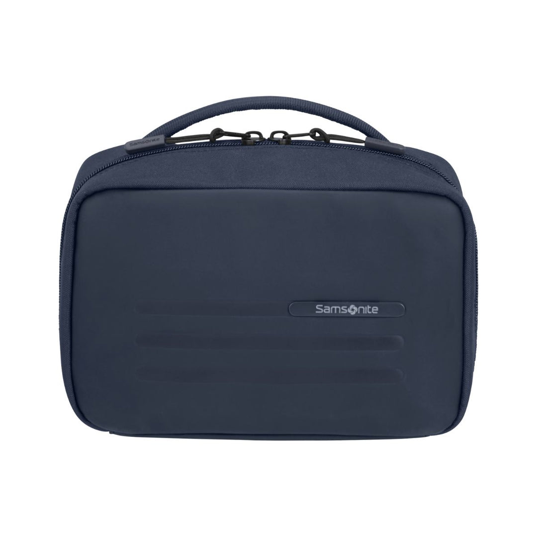 Voorkant van de Samsonite Stackd compacte toilettas navy #kleur_navy
