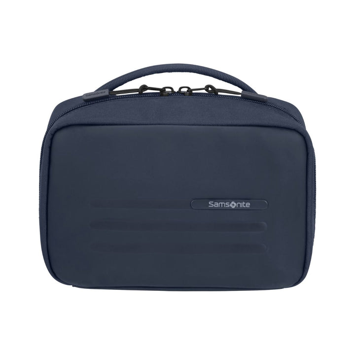 Voorkant van de Samsonite Stackd compacte toilettas navy #kleur_navy
