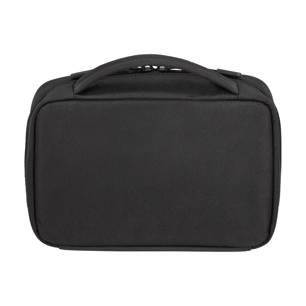 Achterkant van de Samsonite Stackd compacte toilettas zwart #kleur_zwart