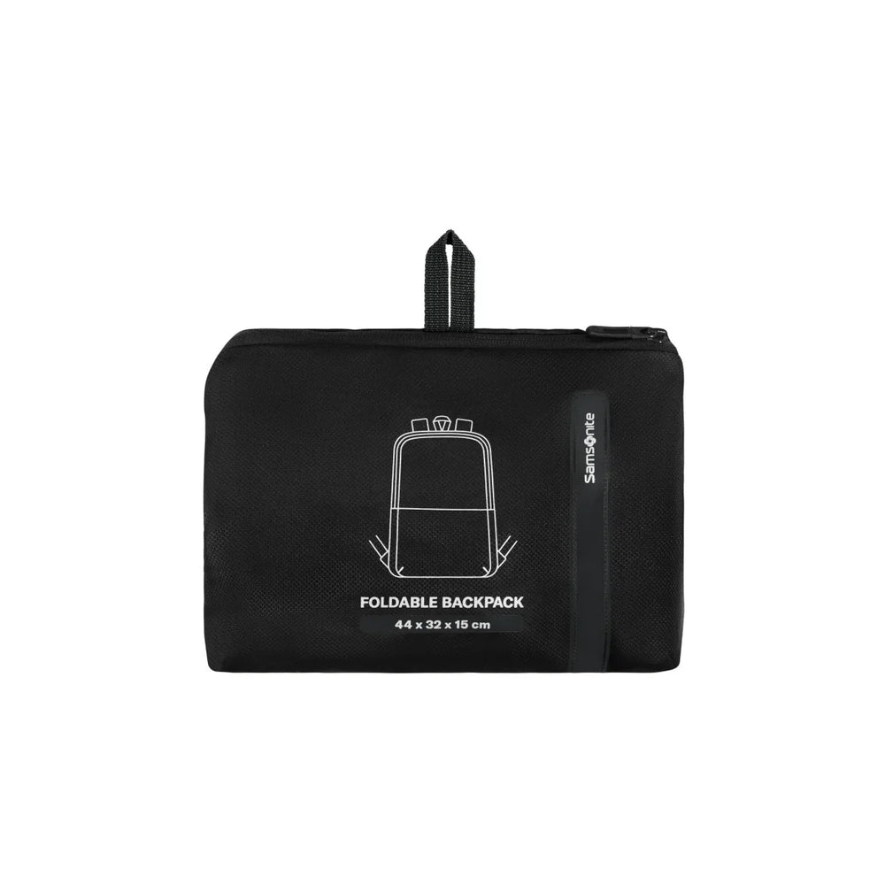 De Samsontie TA revolution opvouwbare rugzak black opgevouwen #kleur_black