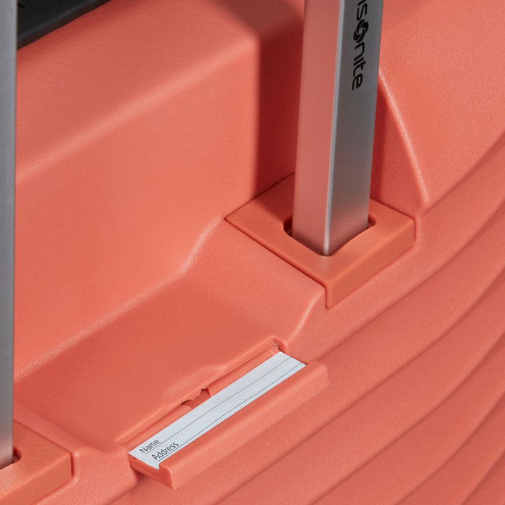 Adreslabel van de Samsonite Upscape 68 EXP koffer clay #kleur_clay