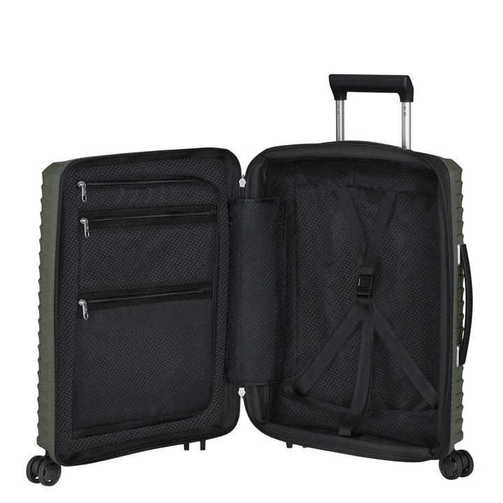 Binnenkant Samsonite Upscape handbagage donkergroen #kleur_donker-groen